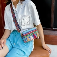 LoyGkgas Új Női Retro Crossbody Válltáska Etnikai Bojt Utazási Kézitáskák