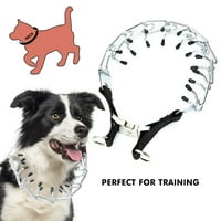 Vasvilla nyakörv kutyák számára, állítható gyorskioldó Fém csat csipet gallér kutyák számára, rozsdamentes acél kutya
