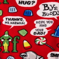 Elf női Plüss Red Buddy Drop ülés Karácsonyi ünnepi Unió öltöny Pizsama 2x