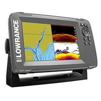 Lowrance Fish Finder horog SplitShot jelátalakítóval és az Egyesült Államok szárazföldi térképeivel