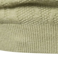 Entyinea Férfi pulóverek A téli hosszú ujjú Nyomtatott Kábel kötött pulóverek alkalmi túlméretezett pulóver pulóver