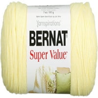 Bernat Super Value Szilárd Fonal-Sárga, 3 Darabos Gyűjtőcsomagolás