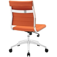 Modway Jive kar nélküli középső hátsó irodai szék narancssárga színben