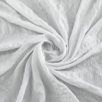 Dainty Home Crinkle White kockás texturált dombornyomott szövött kockás tervezett szövet zuhanyfüggöny 70 W 72 l