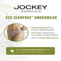 Jockey® Essentials Women's Seamfree® Eco Thong fehérnemű, nincs vonal bugyi, csomag, méretű Small-3XL, 5330