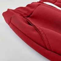 Rewenti Női színes kapucnis pulóver és nadrág tréningruha sportruházat piros 12