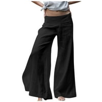 Eashery vászon nadrág Női állítható Lounge nadrág Core kötött nadrág Sweatpants a nők számára
