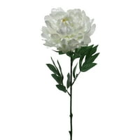 Teters virágos nyári kollekció 30 fehér bazsarózsa szár, darab