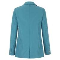 Olyvenn divatos Laza blézer kabátok elegáns női Solid Slim Fit Business Work Office könnyű fogazott hajtóka gallér