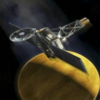 Művész koncepciója a Vénuszon áthaladó Mariner űrszondáról. Poszter nyomtatás Steven Hobbs Stocktrek képek