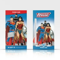 Head Case Designs hivatalosan engedélyezett Superman DC Comics logók klasszikus hibrid tok kompatibilis az Apple iPhone