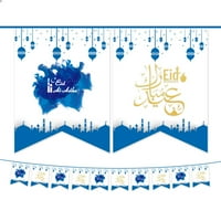 Idő és Tru RAMADAN BANNER SET Eid BANNER RAMADAN dekorációk RAMADAN dekorációk otthoni muszlim iszlám dekorációhoz