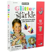 SpiceBo gyermek Activity Kits gyerekeknek Glitter & Sparkle a lányok korosztály 8+, Sparkly projektek