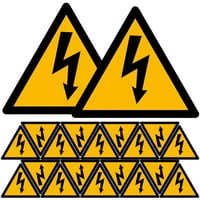 Öntapadó öntapadó figyelmeztető matricák elektromos kerítés figyelmeztető címkék jelek figyelmeztető matricák