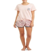 Sleep & Co női rövid ujjú póló és rövid szett pizsama