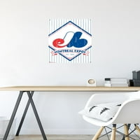 Montreal Expos-Retro logó fali poszter Pushpins, 14.725 22.375