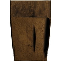 Ekena Millwork 4 H 4 D 72 W Pecky Cypress Fau Wood kandalló kandalló készlet w Ashford Corbels, prémium öreg