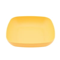 Fiundsays - sárga négyzet alakú műanyag tál, 45 uncia