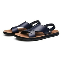 Ferndule férfi nyári szandál csúszik a nyári strand cipő nyitott Toe gyalogos túrázás kényelmes cipő kék minket 8