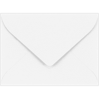 Luxpaper Mini borítékok, Lb. White Linen, 11 16, csomag