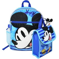 Walt Disney Mickey egér Hátizsák ebéd táska készlet 16 Kék