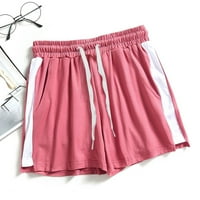 knqrhpse Női rövidnadrág Beach Lady nadrág divat Női Sport nyári rövidnadrág rövid nadrág Női kocogók Női Piros L
