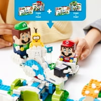 Super Mario Lakitu Sky World Expansion Set épület játék játékkészlet gyerekeknek