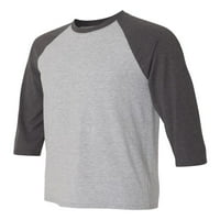 Hanes férfi és nagy férfi X-Temp Baseball Raglan póló, 3XL méretig