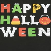 Halloween kisgyermek fiú rövid ujjú raglan grafikus póló