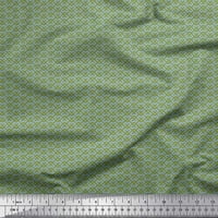 Soimoi Poliészter krepp szövet Dot & Geometriai kis nyomtatási Szövet Yard széles