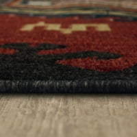Mohawk Home Hopeprince szövött beltéri szőnyeg, piros, 3 '5'