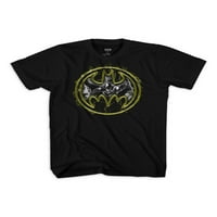 Batman Boys Füst Színek Grafikus Póló, 2-Csomag, Méretek 4-18