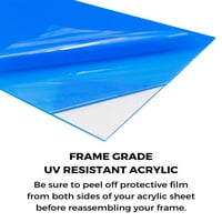 Keret arany képkeret-a teljes Modern képkeret UV akril Törésvédőt tartalmaz