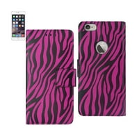 IPhone PLU tok iPhone Plus 3-in-állati zebra nyomtatási pénztárca tok Hot P-ben