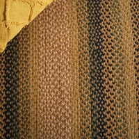 Fonott Claes színes határolt terület szőnyeg, arany zsálya, 5 '8' ovális