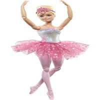 Barbie Dreamtopia Twinkle Lights Balerina Baba, 11. a szőke fény-up funkció, Tiara & Tutu