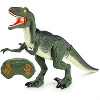 Legjobb választási termékek 21 Kids sétáló távirányító Velociraptor Dinoszaurusz RC Toy W világító szemek, hangok