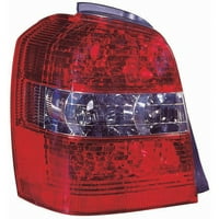 Új CAPA tanúsítvánnyal rendelkező Standard csere vezetőoldali hátsó lámpa, illik 2004-Toyota Highlander