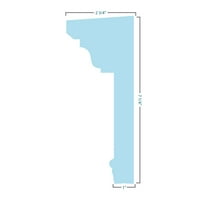 Ekena Millwork 121 alsó szélesség 7 8 Felső szélesség 1 4 H 1 P hagyományos keresztfej