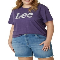 Lee női plusz méretű logó póló