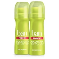 Ban Láthatatlan Roll-On Izzadásgátló Dezodor, Rendszeres Illat, 3. fl oz