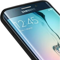 Amzer Pudding puha gél TPU Skin Fit tok fedél Samsung Galaxy S edge, Fekete