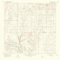 Dozier Texas Quad - USGS Poszter Nyomtatás USGS USGS TXDO0001