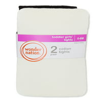 Wonder Nation baba és kisgyermek lányok lapos pamut harisnyanadrág, csomag, méret 0m-5T