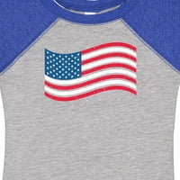 Inktastic Grunge amerikai zászló ajándék kisfiú vagy kislány Body
