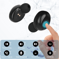 Vezeték Nélküli Fülhallgató Bluetooth 5. Fejhallgató digitális LED kijelző töltő tok sztereó Mini fülhallgató fülhallgató