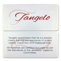 Tangelo 2- Carat T.G.W. London-kék topaz és gyémánt akcentus 10k rózsa arany eljegyzési gyűrű