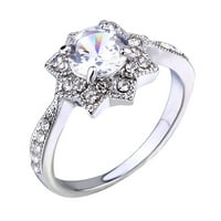 baocc kiegészítők karácsonyi hópehely gyűrű gyémánt hölgy gyűrű karácsonyi ajándék eljegyzési gyűrű gyűrűk e