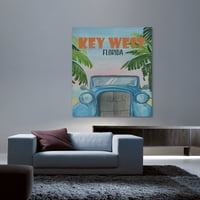 Key West poszter festmény nyomtatás becsomagolt vászonra