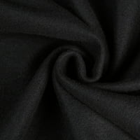 Moonker Fekete Boodie kapucnis pulóverek Női Női nyomtatott Crewneck kapucnis Alkalmi Hosszú ujjú polár pulóver XL